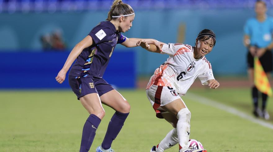 Japan 2-2 England (England win on penalties)